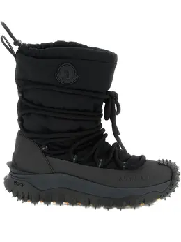Moncler: Чёрные ботинки 
