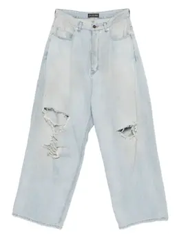 Balenciaga: Рваные джинсы 