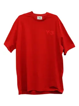 Y-3: Футболка с принтом 
