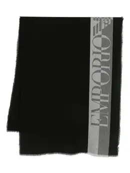 Emporio Armani: Чёрный шарф 