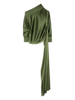 DRIES VAN NOTEN: Атласная рубашка 