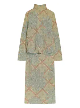 DRIES VAN NOTEN: Бежевое платье 