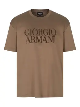 Giorgio Armani: Коричневая футболка 