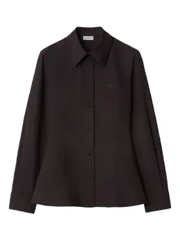 Burberry: Тёмная рубашка 