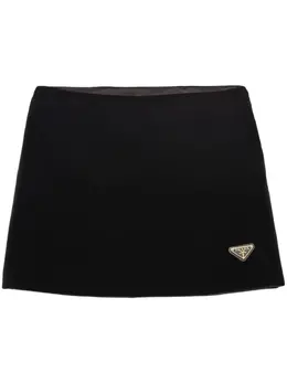 Prada: Бархатная юбка 
