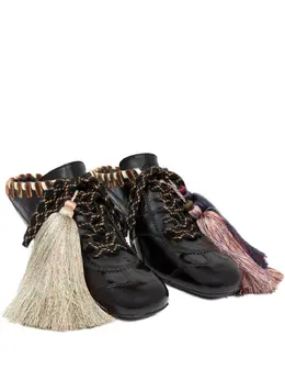 DRIES VAN NOTEN: Тёмные сабо 