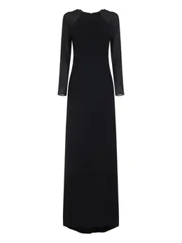 Alberta Ferretti: Платье с длинным рукавом 