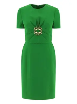Elie Saab: Платье с коротким рукавом 