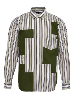 Comme des Garçons Homme Plus: Рубашка в полоску 
