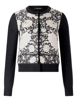 Roberto Cavalli: Кардиган с растительным принтом 