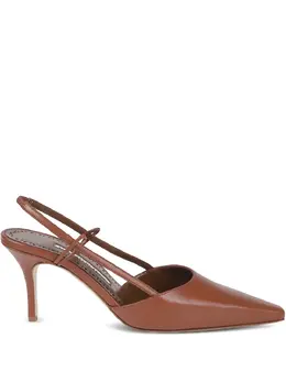 Manolo Blahnik: Коричневые туфли 