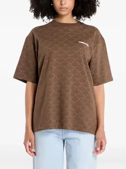 A BATHING APE®: Коричневая футболка 