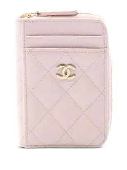 CHANEL Pre-Owned: Светлый кошелёк 