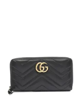 Gucci Pre-Owned: Чёрный кошелёк 