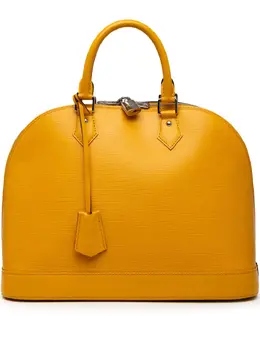 Louis Vuitton Pre-Owned: Жёлтая сумка 