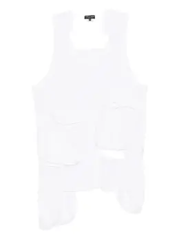 Comme des Garçons Homme Plus: Белый жилет 