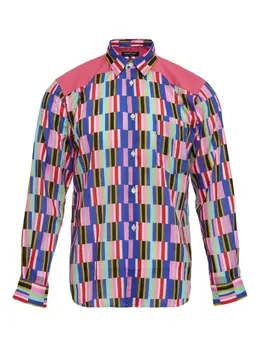 Comme des Garçons Homme Deux: Рубашка в полоску 