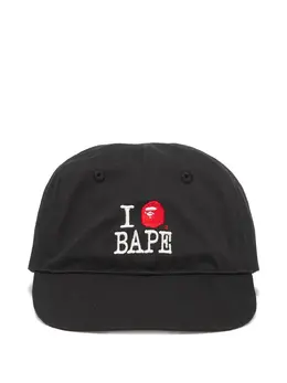 A BATHING APE®: Чёрная кепка 