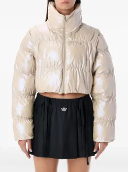 adidas Originals: Бежевая куртка 