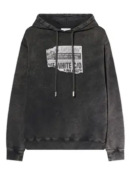 Off-White: Толстовка с принтом 