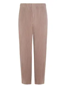 Homme Plissé Issey Miyake: Бежевые брюки 