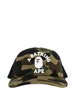 A BATHING APE®: Зелёная кепка 