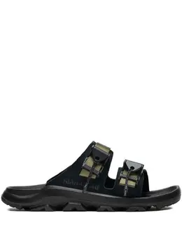 Birkenstock: Чёрные сандалии 