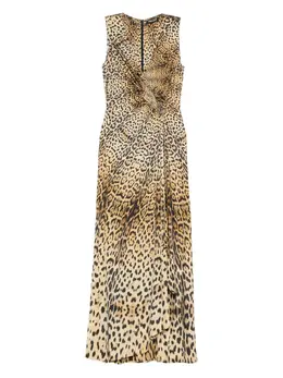 Roberto Cavalli: Платье с животным принтом 