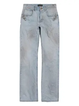 Balenciaga: Рваные джинсы 