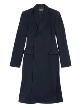 Balenciaga: Пальто из шерсти 