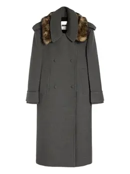 Jil Sander: Пальто на меху 