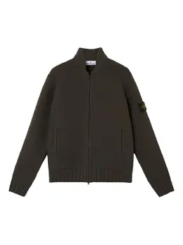 Stone Island: Зелёный кардиган 