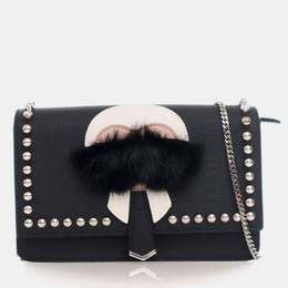 Fendi: Чёрный кошелёк  Karl