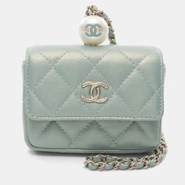 Chanel: Зелёный кошелёк 