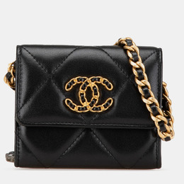 Chanel: Чёрный картхолдер 