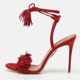 Aquazzura: Красные сандалии 