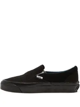 Vans: Чёрные мокасины  Classic Slip On
