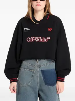 Off-White: Чёрный свитшот 