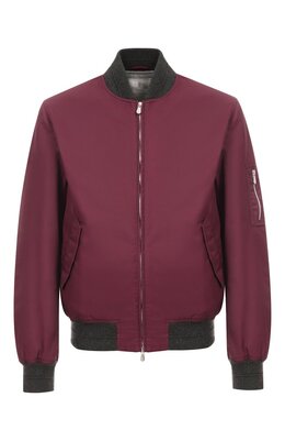 Brunello Cucinelli: Бордовая куртка 