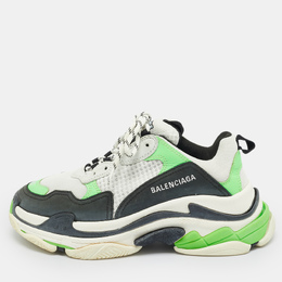 Balenciaga: Многоцветные кроссовки  Triple S