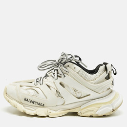Balenciaga: Белые кроссовки  Track
