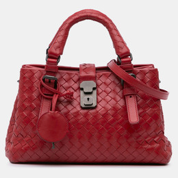 Bottega Veneta: Красная сумка  Intrecciato