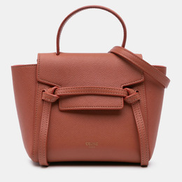 Celine: Оранжевая поясная сумка 