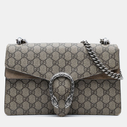 Gucci: Бежевая сумка  GG Supreme