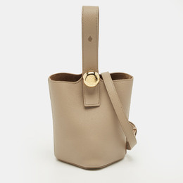 Loewe: Бежевая сумка  Bucket