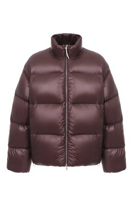 Jil Sander: Коричневый пуховик 