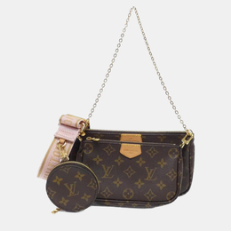 Louis Vuitton: Коричневая сумка  Pochette Accessoires