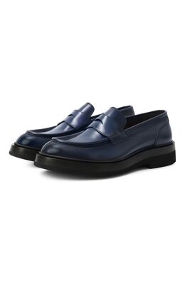 Santoni: Синие туфли 