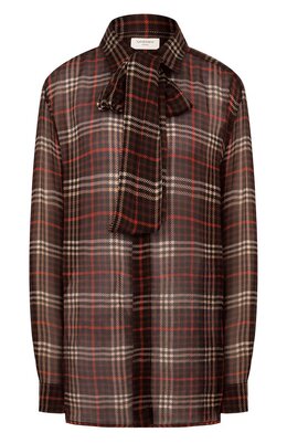 Saint Laurent: Шёлковая блуза 