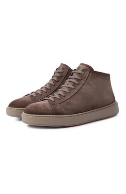 Santoni: Коричневые кеды  Cleanic